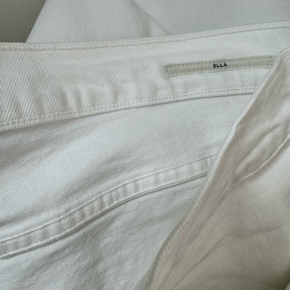 NWT Citizens of Humanity Ella Mid Rise Cropped Jeans Moonglow White Size 32 - Picture 10 of 15